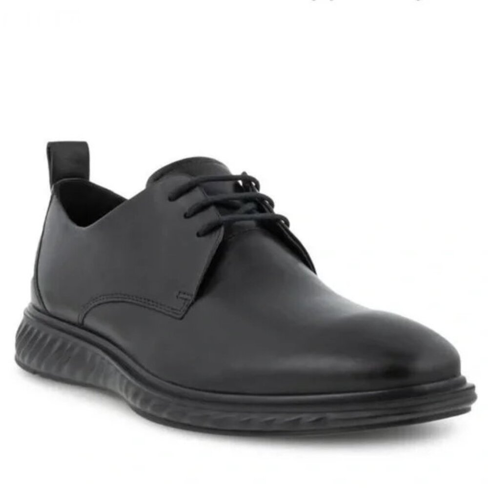 Ecco St. 1 Hybrid Lite  black leather shoes eu 39